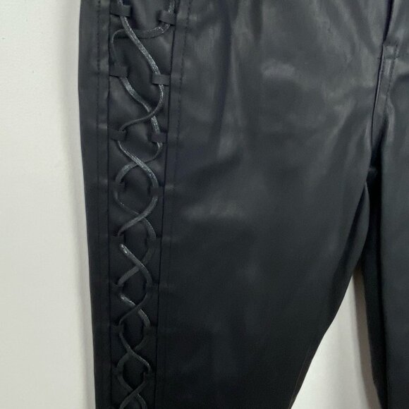 NWT Blank NYC Faux Leather Legging The Reade Crop Pants Size 26 New With Tags - Picture 6 of 11